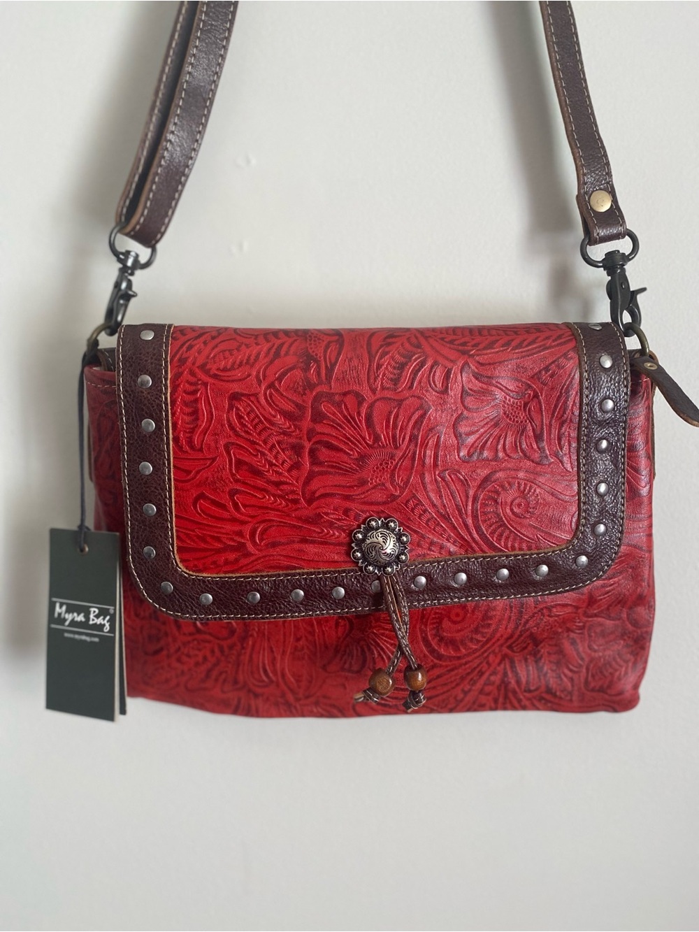 Myra Bag S-5648 Western Cowgirl Festival Boho Chic Hippie Rugged Earthy Goth NWT
